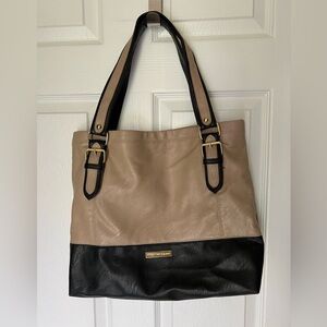 Christian Siriano bag. Nude/black. Gently used, great condition.